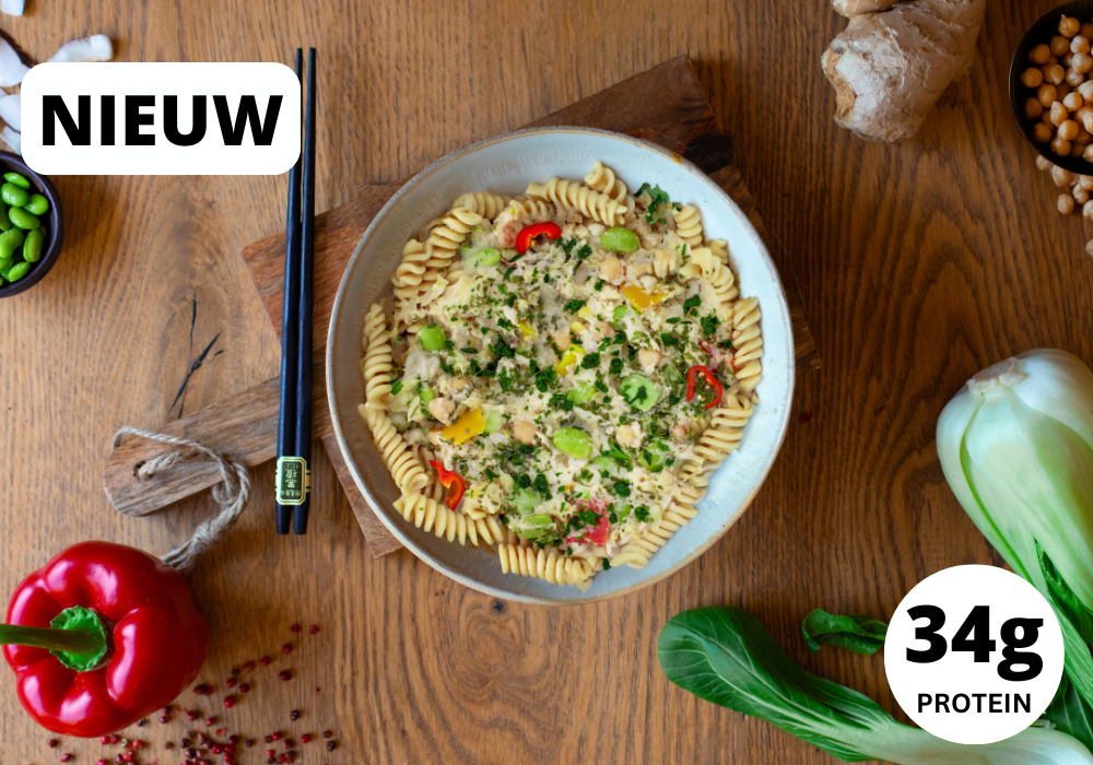 Protein Fusilli met citroengrassaus