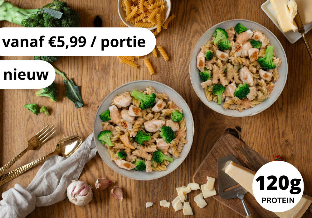 Protein Pasta a la Alfredo (XL, 2 porties)